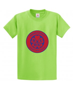 SOUL Keep The Faith Wigan Casino Classic Unisex Kids and Adults T-Shirt For Music Lovers